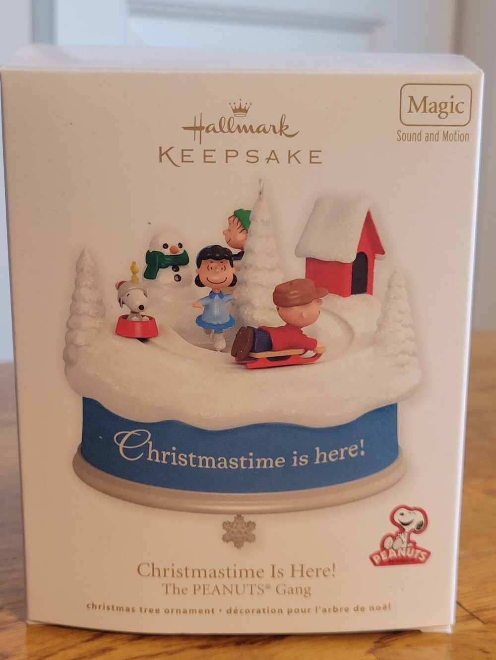 Hallmark Peanuts Christmastime Is Here! Sound And Motion Ornament